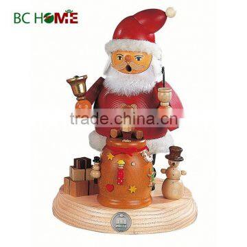 high quality santa claus wooden Nutcracker with gifts