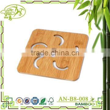 2016 aonong High Quality Bamboo Cup Coaster,Bamboo Pad,Bamboo Mat