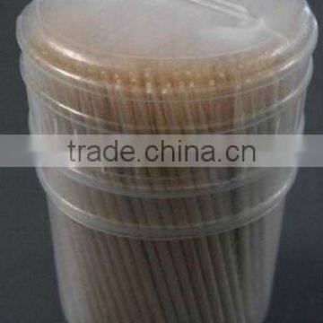 Soft PP toothpick holder with 2.0*65 mm toothpick