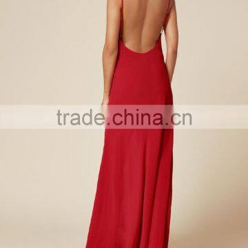 Latest Designs Open Back Floor Length Sexy Nighty Maxi Dress Evening Night Cocktail Dresses Photos 2016 HSD5421