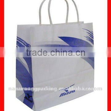 white kraft paper bag for shoes