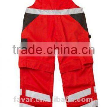 Reflective Sleeveless Drill Overall