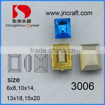 Colorful Fancy Rectangle 13*18mm Light Peach Diamond photo-4