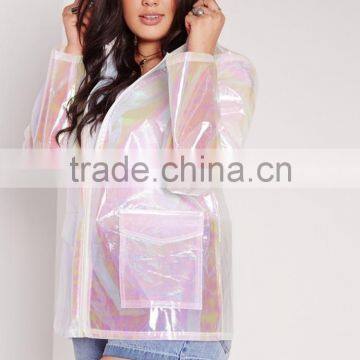 2016 new arrival plus size women rain coat wholesale