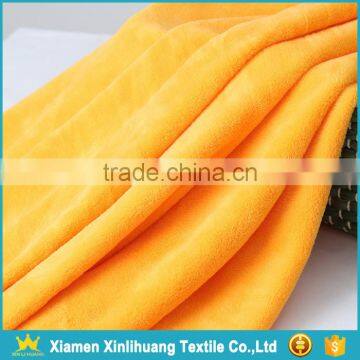 Super Soft Handfeel Colored Knitted 100% Polyester Coral Fleece Velvet Fabric photo-2