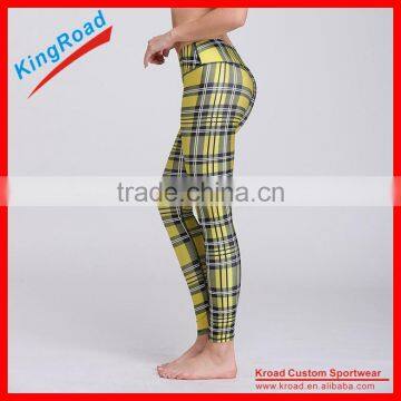 80%nylon, 20%spandex Fitness Wear Compression Pants, Long Compression Wear photo-4