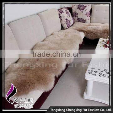 CX-D-112 Luxury Hand Made Genuine Sheep Fur Shaggy Carpet photo-2