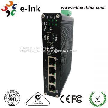 Self-Configured Hardened 4-port 10/100/1000BASE-T + 2-port 1000BASE-FX SFP Ethernet Switch photo-2
