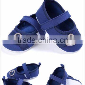 2017wholesale soft shoes infant toldder sole anti-slip fabric baby dress shoes