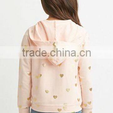 2017 Fashion Custom Printed Girls Hooded Hoodies Wholesale China Supplier photo-2