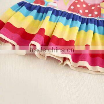 Summer Dresses Pig Printed Cotton Dresses Cute Baby Girls Dresses photo-3