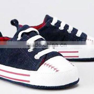 Comfortable Wholesales Baby Denim Canvas Shoes photo-4
