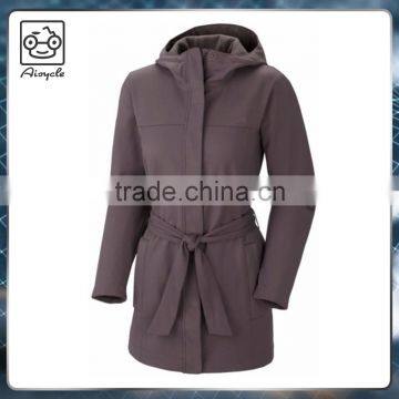 New arrival ladies soft shell fashionable design jacket winter coat