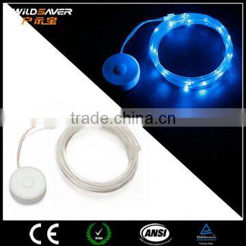 Small volt LED strip light powered by battery with motion sensor