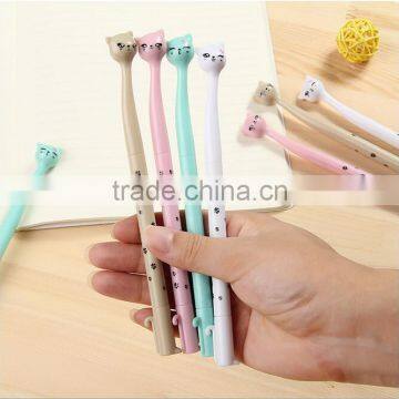 Cute Novel Cat Shape Promotional Gel Pen Gift for Schoold Kids photo-5