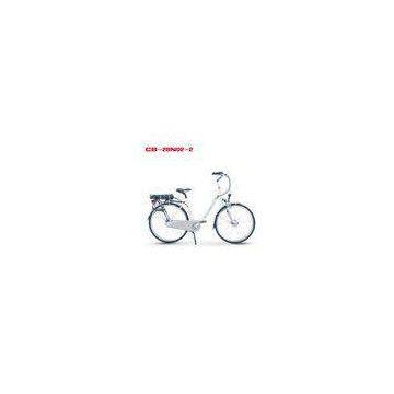 City Lithium Battery Electric Powered Bikes with Front V / Rear Roller Brake 700C