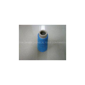 32s/1 Blue Weaving Ring Spun Polyester Melange Yarn for Garment