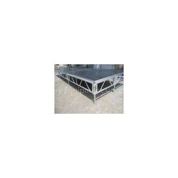 Removable Adjustable Aluminum Stage Platform For Outdoor Concert / Wedding Ceremony