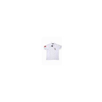 wholesale-mens ralph lauren polo shirt,100%cotton,white