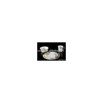 super white porcelain dinner set