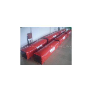 Red 0.9mm Durable Commercial Grade PVC Tarpaulin Inflatable Paintball Bunker BUN07