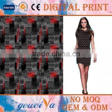 Custom Garment Digital Printed Cheap Satin Fabric