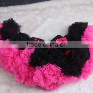 lovely design hot sale fluffy chiffon baby pettiskirt wholesales pettiskirt kids pettiskirts