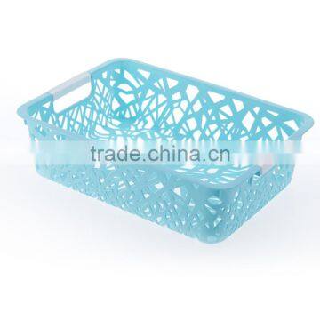 Rectangle hollow storage plastic basket