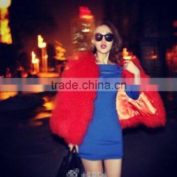 SJ029-01 Top Selling Womens Clothing Hot New Products for 2016 Fur Coat