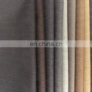 High Quality 100W Wool Grey Suit Fabric