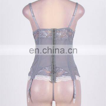 Fashionable Mature Women Plus Size Garter Belt Lingerie photo-6