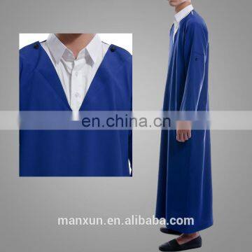 Shirts Thobe for Men Arabian Thobe Robe Jalabiya Men Thawb Design photo-3