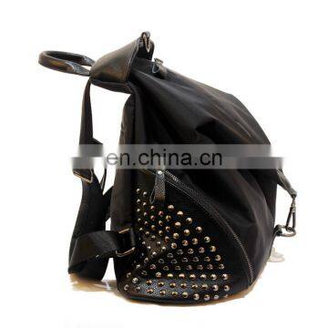 Fashion Casual Women Black Orange Backpack Laptop Bags photo-3