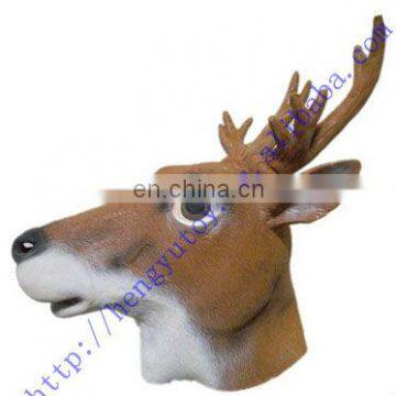 Realistic Reindeer Full Face Animal Mask for Party