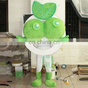 sweetie candy mascot costume with embroidery logo