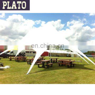 aluminum outdoor double peak star tent garden tent for party