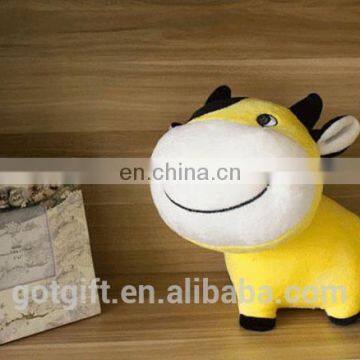 Cheap Custom Cute Cow Small Plush Toy for Gift photo-4