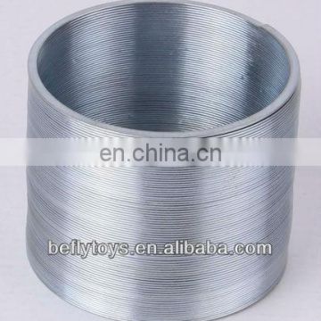 Dia 6cm Pure silver color metal rainbow spring