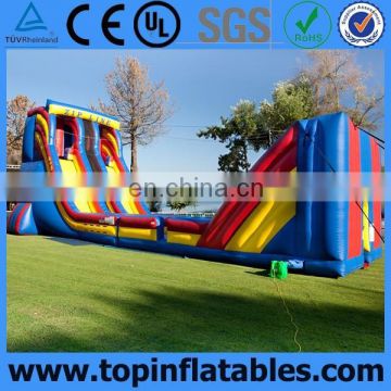 newest TOP commercial adventure inflatable zip line