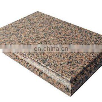 Mustang red granite countertops