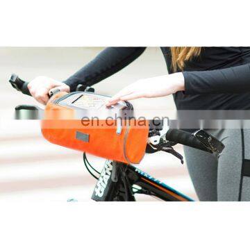 Green Waterproof Handlebar Frame Bike Bag for Phone photo-6