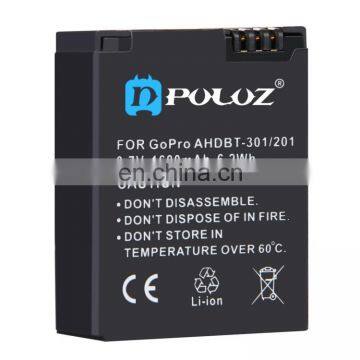 2018 trending products accessorie PULUZ AHDBT-301 201 3.7V 1680mAh Li-ion Battery for GoPro HERO3