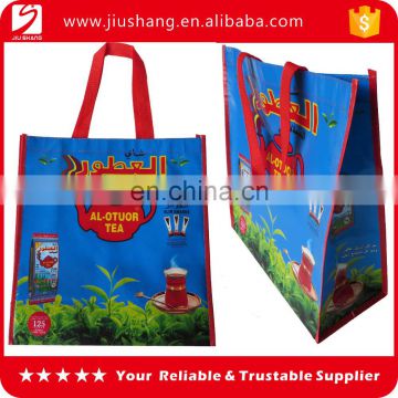 OEM design stable non woven fabric supermarket shopping tote bag