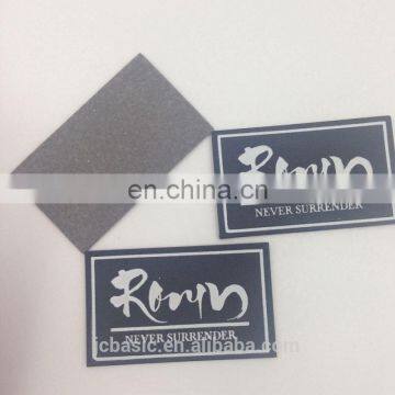 Brown Sewing Clothing Labels Custom Brand Hawk Logo Labels Eagle Stamping Pattern Jeans Leather Labels for Handbag Jacket Pants