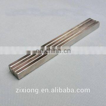 N52 NdFeB Arc Segment 135x8x5 mm Long Bar Strong Neodymium Moto magnet for generators wind turbine Neodymium Magnet