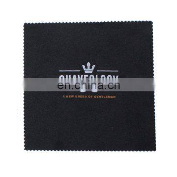 good quality promotion custom micro fiber cloth black