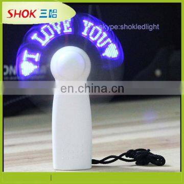 Fashional led mini fan,portable rechargeable electric fan