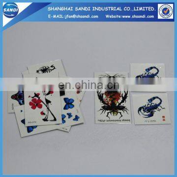 Promotional cheap custom hand temporary sticker tattoo