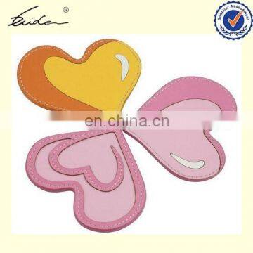 HOT SELLING GIFT CANDY COLOR FASHION HEART SHAPE MONEY CLIP