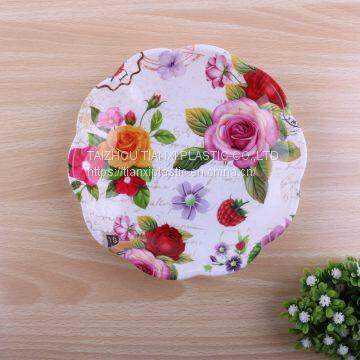 TX8008 PLASTIC SMALL SIZE ROUND PLATE CHEAP PLATE FOOD PLATE photo-2